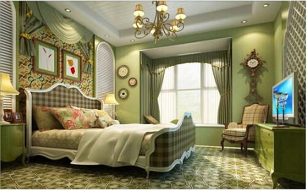 室内效果图制作 当卧室贴上花砖会有什么样的效果4.jpg